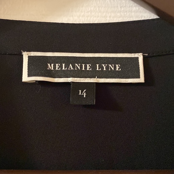 Melanie Lyne. Women’s Buttoned Blouse with V-neck opening. - Picture 3 of 4